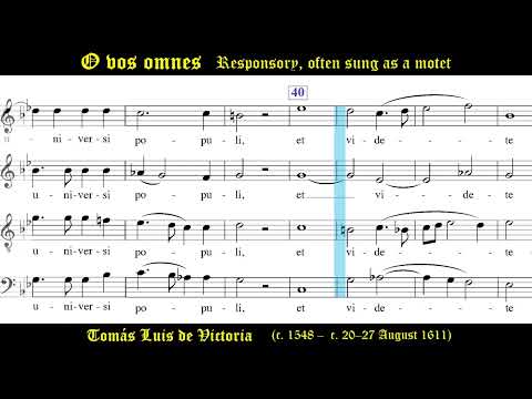 O vos omnes. Tomás Luis de Victoria. Robert Shaw Chorale
