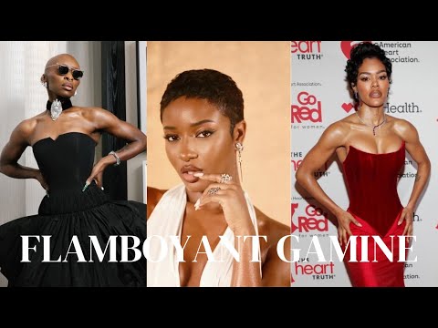 FLAMBOYANT GAMINE KIBBE BODYTYPE FOR BLACK WOMEN.