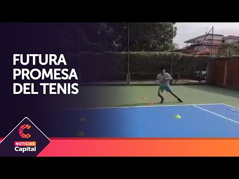 Johan Rodríguez, una de las promesas del tenis en Colombia