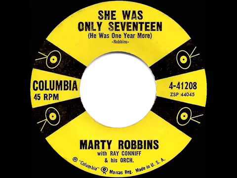 1958 HITS ARCHIVE  She Was Only Seventeen He Was One Year More   Marty Robbins