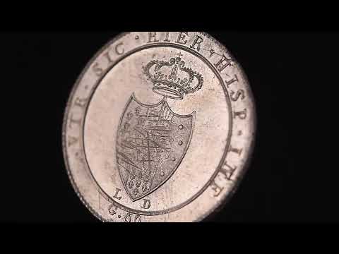 Moneda, Estados italianos, NAPLES, Ferdinando IV, 60 Grana, 1805, Naples, Rare