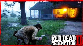 RDR2 robbing houses and stealing items Free roam Gameplay