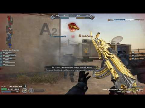 Crossfire NA/UK: [ WAVE MODE ] - AK47 - Noble Gold + Gold Blaster +10 in WAVE MODE gameplay