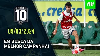 Palmeiras JOGA e tenta cravar a MELHOR CAMPANHA do Paulistão; HOJE tem Fla-Flu! | CAMISA 10