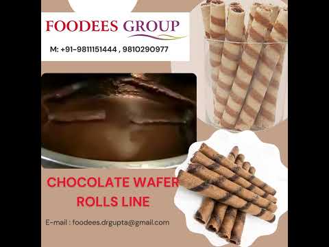 CHOCOLATE WAFER ROLLS LINE- C.E.O. DR. GIRISH GUPTA