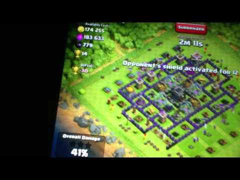 Attacking with 200 level 6 archers