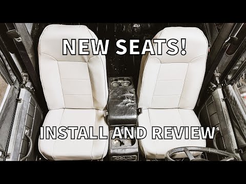 Rugged Ridge Jeep Wrangler YJ Seat Install and Review - New Seats on a Budget