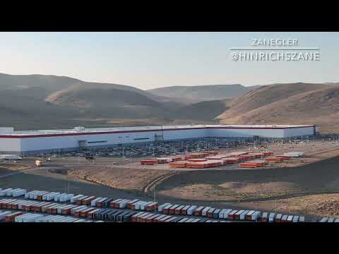 Tesla Gigafactory Nevada Construction with Commentary.