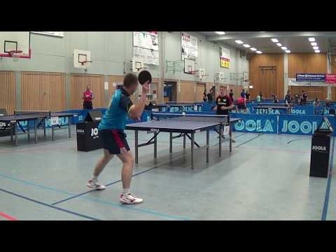 Osterturnier Neureut 2019 Herren A Viertelfinale: Pfeiffer - Huzjak