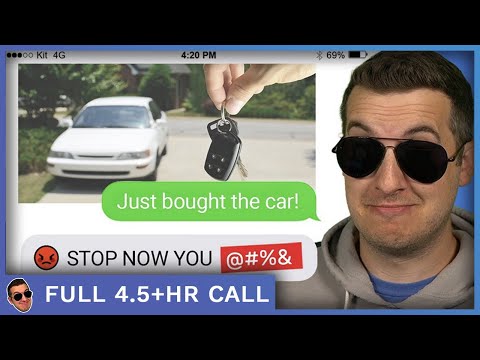 Scammers Wanted $15,000 - I Bought a Car Instead *RAGE* [Full 4.5 Hr Call]