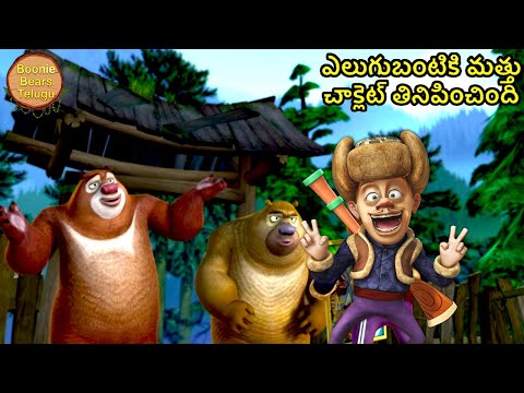 ఎలుగుబంటికి మత్తు చాక్లెట్ తినిపించింది | Bablu Dablu Telugu Cartoon Big Magic | Boonie Bears Telugu
