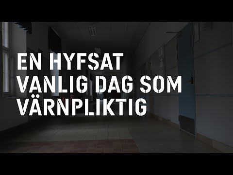 En hyfsat vanlig dag som värnpliktig.