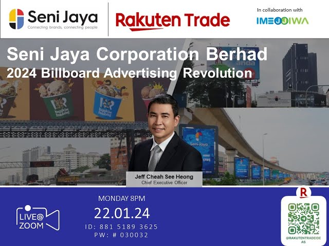 Rakuten Trade Ideas 🎯 Webinar - Seni Jaya Corporation Bhd
