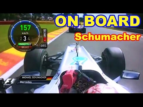 F1 R09 ♛ Michael Schumacher & Daniel Ricciardo ♛ Belgian GP 2012 (SPA)♛ Onboard