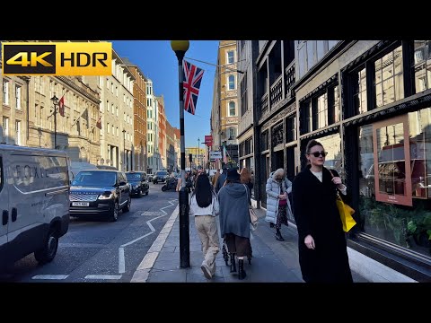 London Winter Walk Compilation | The Best of February Walks [4K HDR]