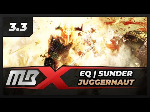 [PATH OF EXILE] – 3.3 – EARTHQUAKE / SUNDER JUGGERNAUT – INCURSION LEAGUE STARTER