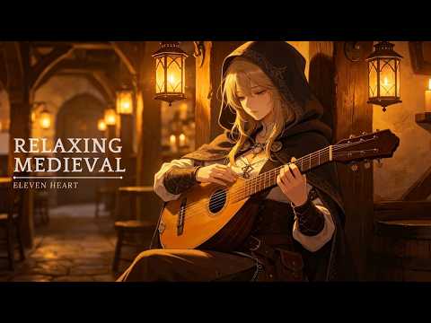 Medieval Folk Music for Sleep | Peaceful Fantasy Tavern and Village Atmosphere