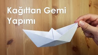 Kağıttan Gemi Yapımı (A4 kağıt)