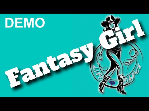 Freestyle Fantasy Girl Line Dance 🤠Demo👢Schau Dir diese coole Choreografie an und tanze mit!