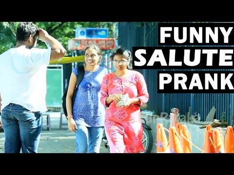 Funny Salute Prank on Girls | Pranks in Hyderabad | Pranks in India | FunPataka Video