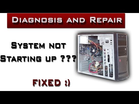 Pc not starting up? dead pc diagnosis and repair