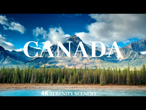 Canada 4K - Scenic Relaxation Film With Claiming Music & Ambient Nature Sounds | Beautiful Countries