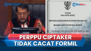 MK Tolak Gugatan Perppu Cipta Kerja, Anwar Usman: Secara Formil Tidak Bertentangan dengan UUD