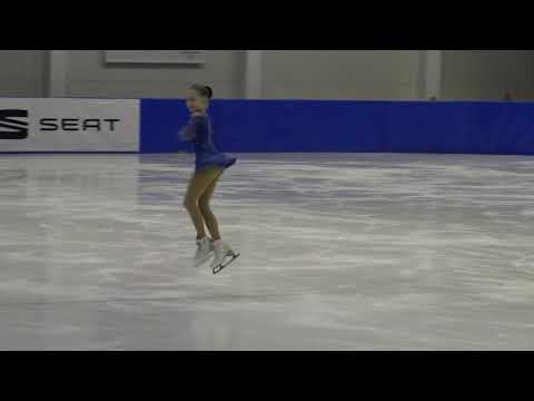 12. Santa Claus Cup 2018: Laura Viranyi (HUN) - FS Cubs Girls ISU 9 Free Skating