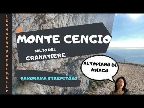 MONTE CENGIO   Salto  del Granatiere  Altopiano di Asiago sentiero panoramico