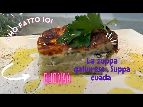 Ricetta sarda , zuppa gallurese sublime