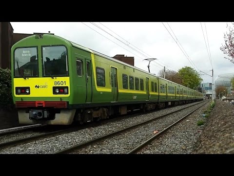 Irish Rail 8500 Class Dart Train number 8608 - Sandymount, Dublin