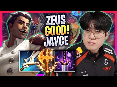ZEUS IS SO GOOD WITH JAYCE! - T1 Zeus Plays Jayce TOP vs Akshan! | Season 2024