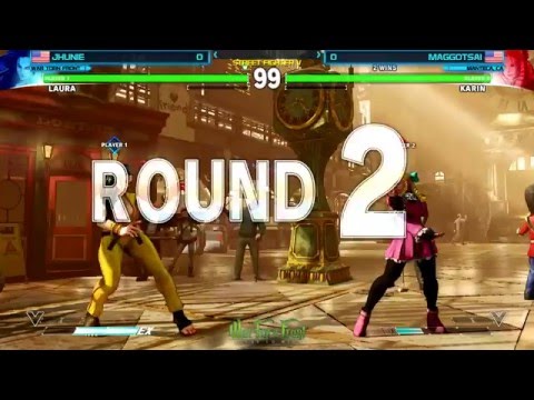 10 SFV WTF 03 20 16 Jhunie (Laura) vs Maggotsai (Karin)