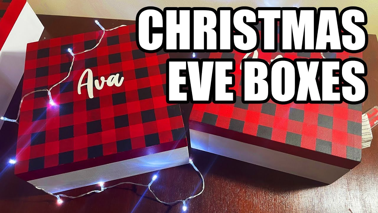 DIY Personalised Christmas Eve Boxes | Sawdust Passion