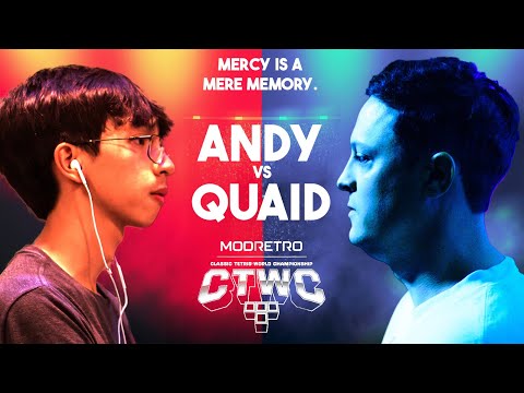 OLD LEGEND VS NEW STAR: Quaid vs. Andy | ModRetro Classic Tetris World Championship 2024