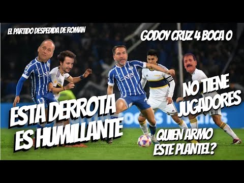 HUMILLADO en MENDOZA por GODOY CRUZ 4 BOCA 0