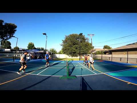 Bad Pickleball High Level Rec Play 5.0+ Jessie Irvine Kevin Booth Jeff Warnick Johannes Vance