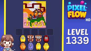 Pixel Flow Level 1339 Solution Walkthrough