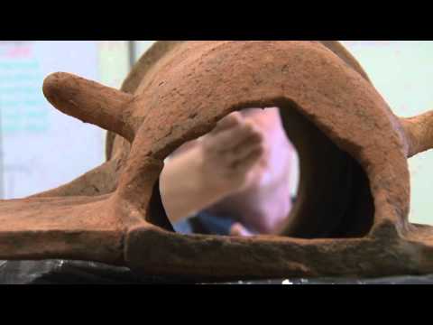 Featured Conservation Project: Haniwa in the Form of an Archer