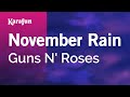 November Rain - Guns N' Roses | Karaoke Version | KaraFun