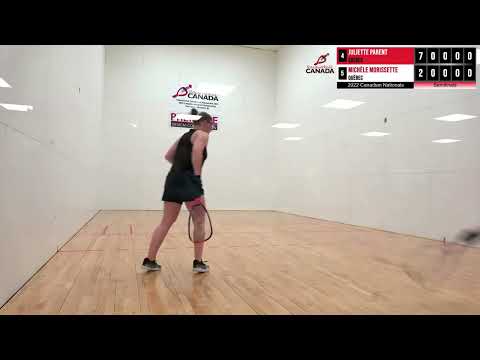 Women's Singles Open Semi: Morrissette vs Parent - 2022 National Championships