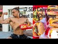 7,500 CALORIE CHEAT DAY * 1,000 grams of carbs *