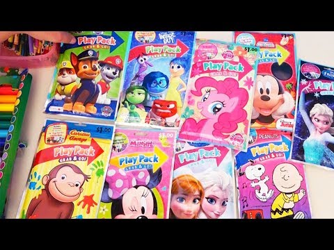 Speed Coloring Frozen, MLP, Paw Patrol! Toys and Dolls Activities for Children 💖 Sniffycat Video
