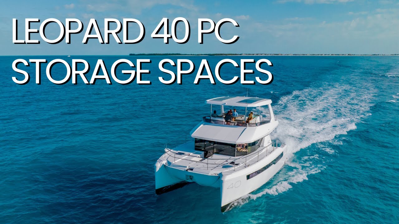 A Tour of the Leopard 40 Powercat's Storage Spaces