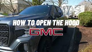 GMC Sierra Denali - How to Open Hood Step by Step...