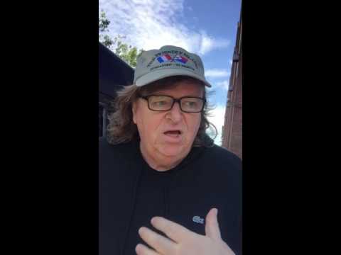 Michael Moore telling my dad off for supporting Hillary Clinton