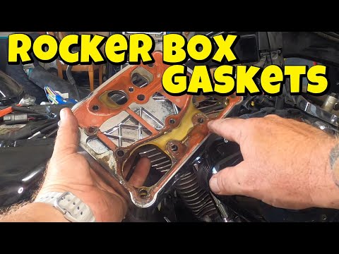 Harley Davidson Rocker Box Gaskets Replacement Made EASY