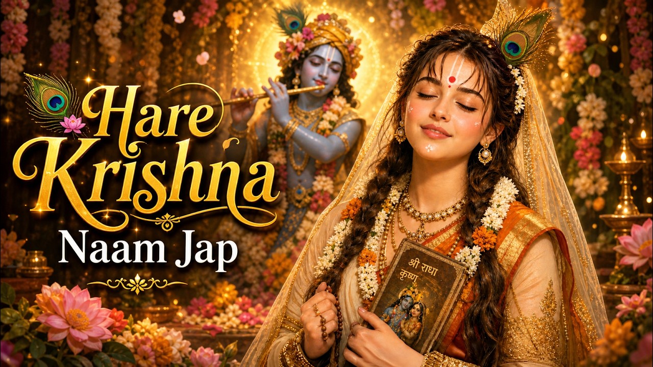 11 Min Hare Rama Hare Krishna Naam Jap Mantra Chanting | Spiritual Benefits & Inner Peace — Vrinda Ke Geet