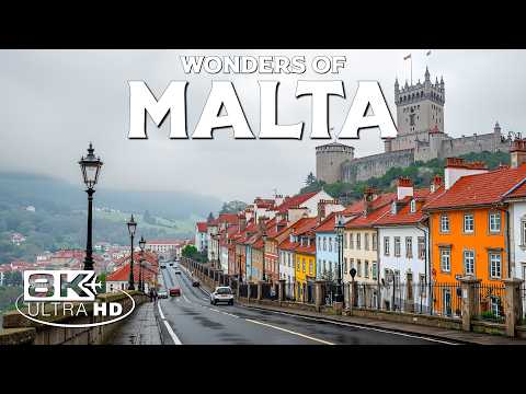 Wonders of Malta | Explore Ancient Fortresses Azure Seas and Mediterranean Charm | Travel 8K UHD