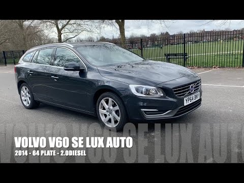 VOLVO V60 2.0D4 SE LUX AUTOMATIC (2014) FULL VOLVO SERVICE HISTORY, £20 ROAD TAX/YEAR, 5 DOORS